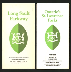 Opuscoli Long Sault Parkway e Ontario's St Lawrence Parks primi anni 70 - Foto 1 di 7
