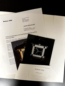 XEMEX Vintage RARO JCK VEGAS Reloj Joyería Show Media Kit JUNIO 1998 - Imagen 1 de 4