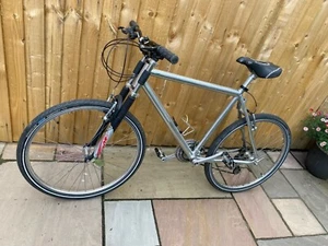 VINTAGE RETRO MTB MOUNTAIN BIKE MENS BOYS EXPOSED ALUMINIUM 90's TRIPLE CLAMP - Picture 1 of 5
