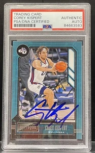 Corey Kispert Signed 2021-22 Playbook Rookie Card Wizard Slabbed PSA/DNA - Picture 1 of 2