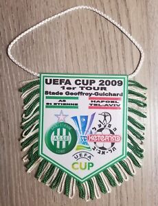 Fanion Coupe UEFA 2009  ASSE Saint Etienne - HAPOEL TEL-AVIV