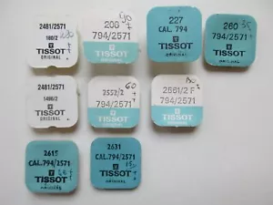 Tissot Kal. 794 und 2571 Schweizer Uhrwerksteil - wählen - Bild 1 von 19
