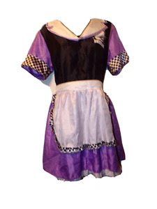 Teen Women Classic Burgers Waitress Costume Dress SIZE L/XL MRholo - Picture 1 of 6