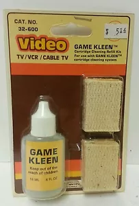 VTG-GAME KLEEN-Kit pulizia ricarica e 10 pad per sistema di gioco e cartucce SIGILLATO - Foto 1 di 2