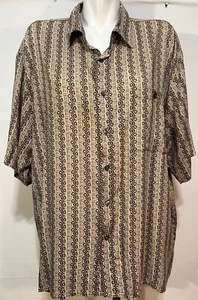 Crossings Herren Hawaiihemd XL braun beige Design - Bild 1 von 5