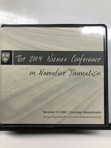 Nieman Conference on Narrative Journalism 4 MP3 CDs 2004 - Picture 1 of 5