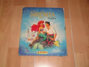 LA SIRENITA ALBUM PANINI DE WALT DISNEY PICTURES CON 232 CROMOS USADO COMPLETO - Imagen 1 de 2
