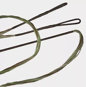 49" TATSÄCHLICHE LÄNGE - CAMO - 14 STRÄNGE B-50 DACRON RECURVE Bogensehne Bogenschießen USA - Bild 1 von 3
