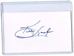 KEN HODGE NHL Bruins Autografato Firmato 3x5 Scheda Indice A - Foto 1 di 1