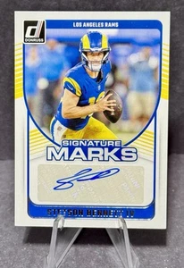 2024 Donruss Stetson Bennett IV Signature Marks Auto Los Angeles Rams #SMA-SBE - Bild 1 von 2
