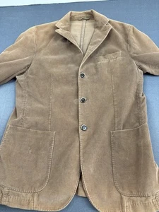 Boggi Milan Unstructured Corduroy Jacket, men 48r brown (S-M) 3 eye streetwear - Picture 1 of 17