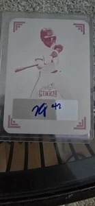 2024 Leaf MonuMetal RJ Austin Auto Printing Plate 1/1 Magenta - Picture 1 of 14
