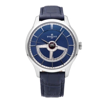 Perrelet Double Rotor Blue Dial 42.5mm Automatic Men's Watch A1090/D - Image 1 of 4