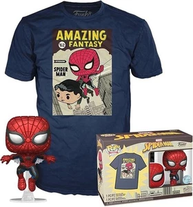 Spider Man Funko Pop Tee Set Marvel With Shirt (M) Vinyl Figure - Picture 1 of 5