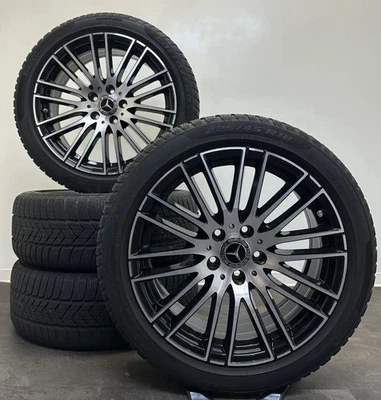 Original Mercedes W206 S206 18Zoll Felgen A2064014900 Winterreifen 225 45R18 95H - Bild 1 von 4