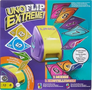 Mattel Games UNO Flip Extreme! Juego de cartas - Imagen 1 de 8