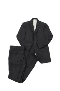 H.Ball Boys Lined Long Sleeves Two Piece Pants Suit Black Size 14 - Picture 1 of 11