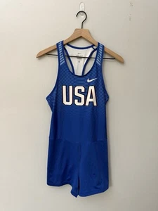 Nike USA Track Field Speedsuit Singlet 835985-493 Running Bodysuit Anzug Medium - Bild 1 von 8