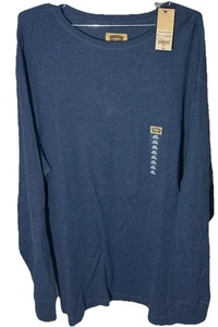Men’s Sweater 3XLT Blue Round Neck Foundry L/S 3XL Tall XXXLT NWT - Picture 1 of 9