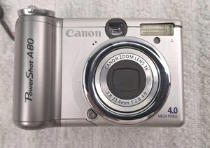 Canon PowerShot A80 fotocamera digitale 4 MP con scheda di memoria FCM-32 testata - Foto 1 di 11