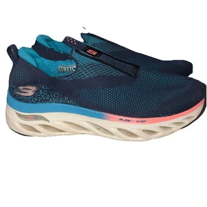 Skechers Schuhe Arch Fit Glide Step Slipper Turnschuhe Damengröße 8 blau - Bild 1 von 7