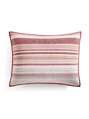 MARTHA STEWART Rayas Rojas 21 X 27 Falsa Foto 1 de 4