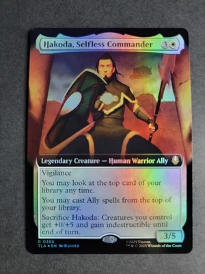 Hakoda, Selfless Commander (Extended Art Foil) Rare MTG Avatar - Image 1 of 2