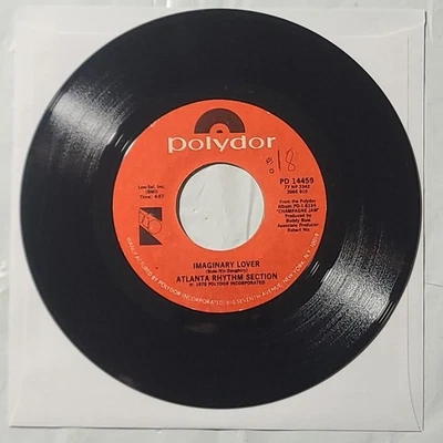 Atlanta Rhythm Section~ Imaginary Lover/ Silent Treatment~ Polydor 45 RPM Record - Image 1 of 4