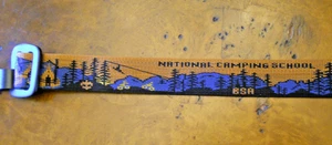 BOY SCOUTS NATIONAL CAMPING SCHOOL BISON BELT, 48", NEW IN PACKAGE - Picture 1 of 9