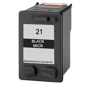 Compatible Ink Cartridge For HP 21 Black MICR-USA - Picture 1 of 2