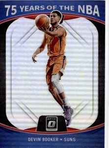 2021-22 Panini Prizm #29 Devin Booker 75 Years of the NBA (Donruss Optic) - Bild 1 von 2
