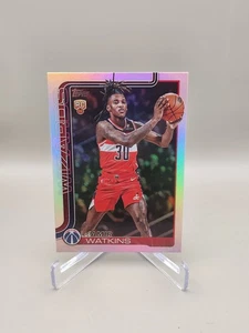 2025-26 Topps Jamir Watkins RC Rookie WIZARDS Rainbow Foil #244 - Bild 1 von 2