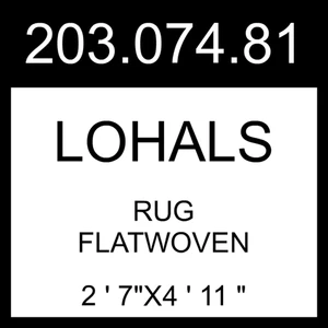 IKEA LOHALS Rug Flatwoven Natural 2 ' 7"x4 ' 11 " 203.074.81 - Picture 1 of 1