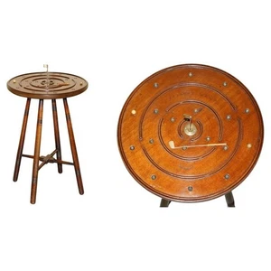 EDWARD WILLIAM GODWIN & WILLIAM WATT ANTIQUE VICTORIAN PARLOUR GOLF GAMES TABLE - Picture 1 of 17