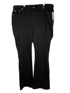 Denim & Co. Jeans Easy Stretch Denim Pull-On Bootcut A383384 Black Tall Size 22W - Picture 1 of 8