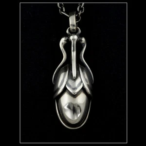 Georg Jensen Pendant Of The Year 2011 w. Silver Ball - Picture 1 of 3