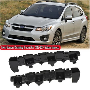 Car Front Bumper Retaining Bracket Replacement For Subaru Impreza 2012-2016 Pair - Picture 1 of 12
