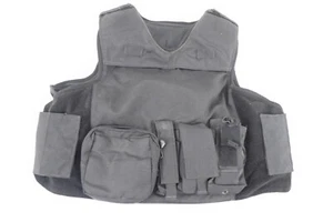 American Body Armor ABA Male TAC PKT STD Black Tactical Carrier Vest 3RC-3RLC - Picture 1 of 5