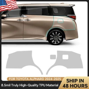 For Toyota Alphard 2024-UP Rear Side Precut Paint Protection Film Clear Bra PPF - Picture 1 of 20