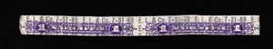 GENUINE SCOTT #RJA42a F-VF USED PAIR VIOLET 1¢ NARCOTIC TAX STAMP IMPERFORATE - Picture 1 of 2