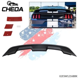 Fit For 2015-2024 Ford Mustang Coupe GT500 Style Rear Trunk Spoiler Tail Wing - Picture 1 of 12