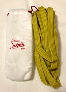 Nuevos cordones Christian Louboutin Chartreuse - Imagen 1 de 4