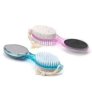 (4 In 1) Pedicure Paddle Kit Tool With Pumice Stone For Feet, Foot Han - Picture 1 of 3