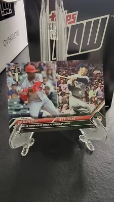 2023 Topps Now Card #87 - Jordan Walker RC SP🔥Ties Ted Williams - Image 1 of 2