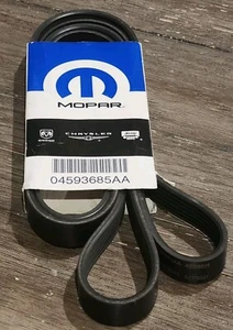 06-10 Chrysler 300 Dodge Charger&Magnum W/2.7LV6 SERPENTINE DRIVE BELT NEW MOPAR - Bild 1 von 5