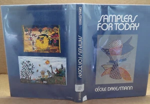 Samplers For Today by Cecile Dreesmann 1972 Hardcover Ex-Library - Picture 1 of 7
