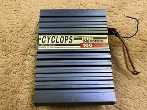 Hifonics Cyclops VIII 100W Mono Block Blue Amplifier *OLD SCHOOL* MADE IN USA! - Picture 1 of 9