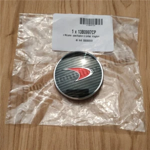 Genuine Mclaren 540C 570S Red Carbon Fibre Hub Cap 1 Piece Brand New - Foto 1 di 5