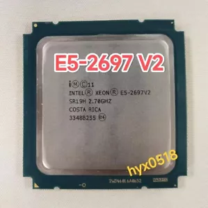 Intel Xeon E5-2697 V2 2.7GHz 12 Core 30M LGA2011 130W SR19H CPU Processor Tested - Picture 1 of 4
