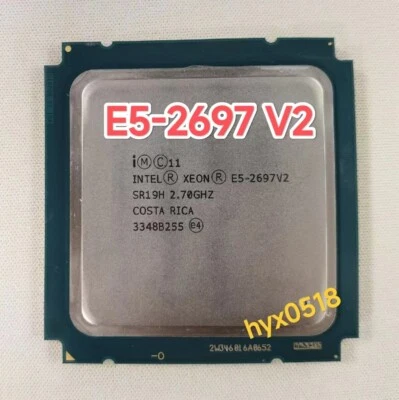 Intel Xeon E5-2697 V2 2.7GHz 12 Core 30M LGA2011 130W SR19H CPU Processor Tested - Image 1 of 4